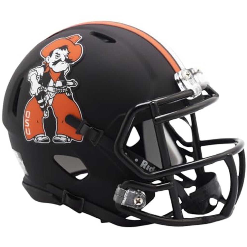 cowboys mini football helmet Oklahoma State Cowboys PISTOL PETE Riddell Speed Mini Helmet – SPORTSCRACK
