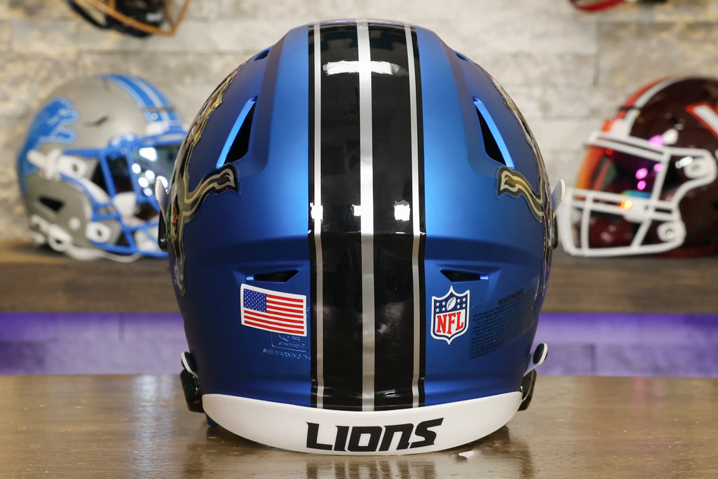 Casque De Football Mini Alternatif NFL Detroit Lions Riddell Casque De Football Mini Alternatif NFL Detroit Lions Riddell