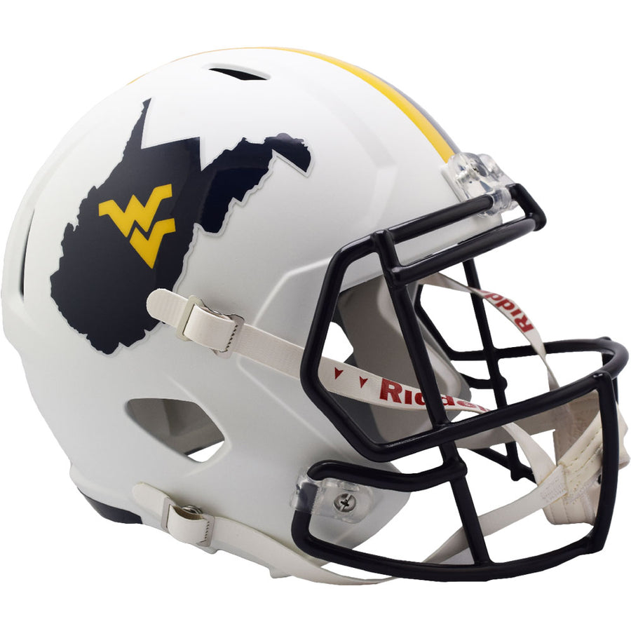 West Virginia Mountaineers Speed Replica Full Size Football Helmet Bac – SPORTSCRACK