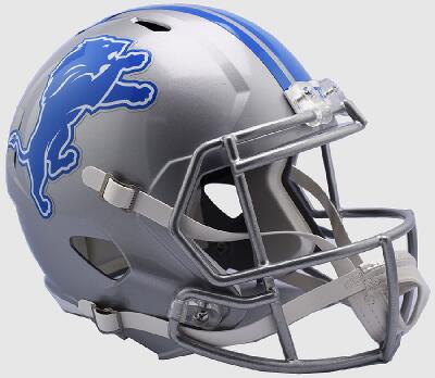 Detroit Lions Riddell Replica Full Size Speed Helmet