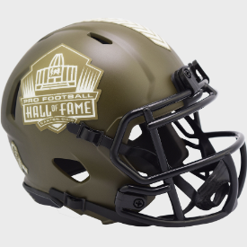 NFL Hall of Fame NFL Mini Speed Football Helmet SALUTE TO SERVICE