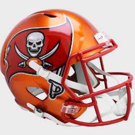 Tampa Bay Buccaneers Speed Replica Full Size Football Helmet FLASH