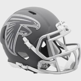 Atlanta Falcons SLATE Mini Speed Football Helmet