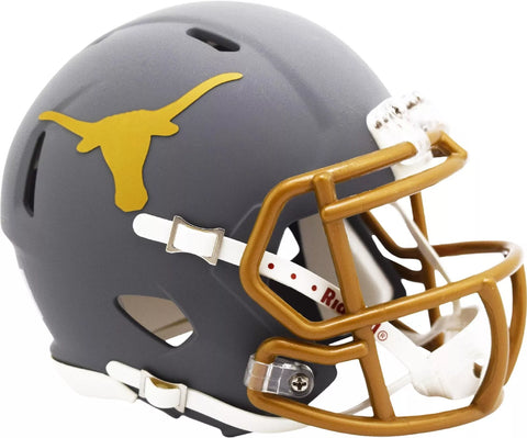 Texas Longhorns SLATE Riddell Speed Mini Helmet