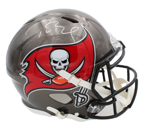 Tom Brady Signed Tampa Bay Buccaneers Speed Full Size NFL Helmet