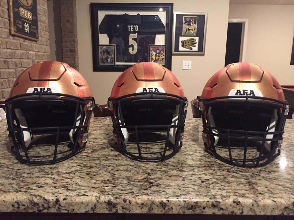 Notre Dame 2017 Knute Rockne Heritage Authentic Riddell SpeedFlex Helmet Notre Dame 2017 Knute Rockne Heritage Authentic Riddell SpeedFlex Helmet