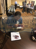 Dak Prescott Signed Mississippi State Bulldogs Speed Full Size Helmet - White Mask