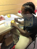 Kareem Hunt Signed Kansas City Chiefs Riddell Blaze Gold Mini Helmet
