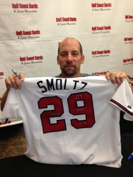 John Smoltz Signed Atlanta Braves Jersey Career Stats Limited Edition #/29