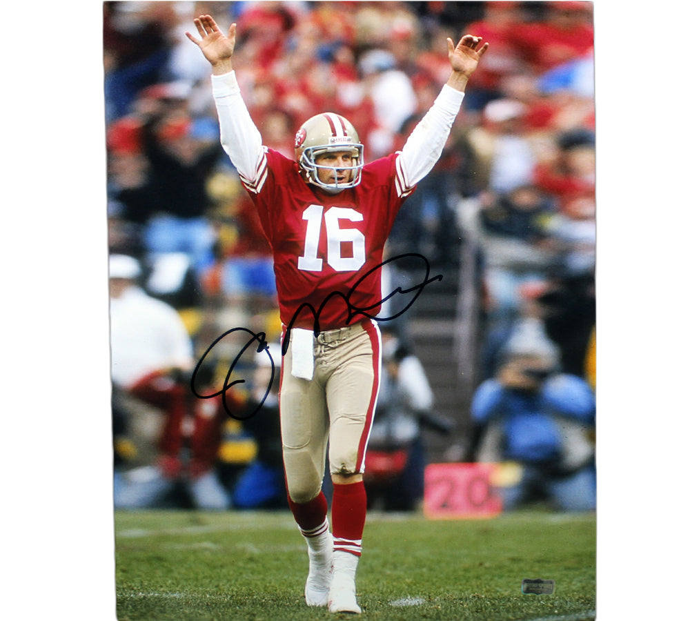 Joe Montana Signed San Francisco 49ers Unframed 16×20 NFL Photo – Red –  SPORTSCRACK