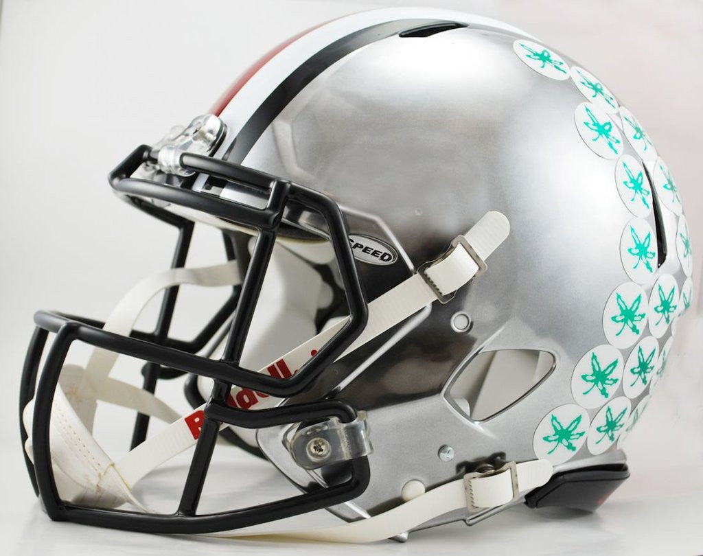 buckeyes 2018 football team helmets Ohio State Buckeyes Revolution Speed Pro Line Helmet
