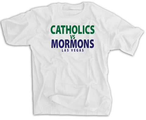 Catholics Vs Mormons Las Vegas 2022 Shirt - Notre Dame Shirt - BYU