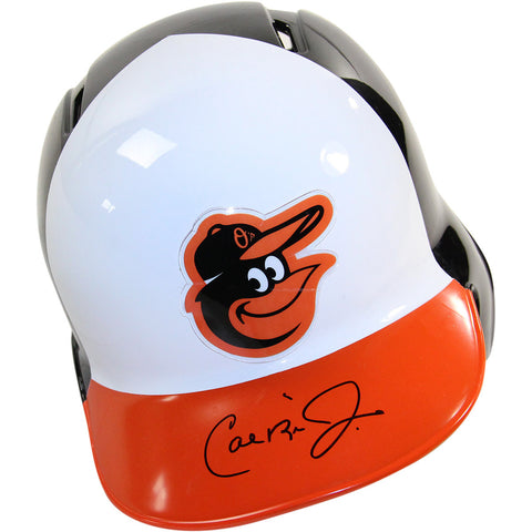 Cal Ripken Jr. Signed Baltimore Orioles Black Batting Helmet Left Ear Flap (MLB Auth)