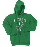 Hurts So Good #1 Philadelphia Football GREEN Hoodie Sweat Shirt