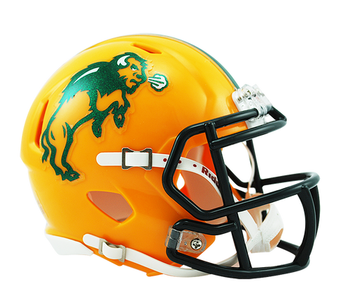 North Dakota State Bison Mini Speed Football Helmet