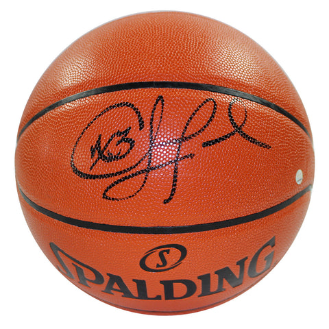 Chris Paul Signed I/O NBA Orange Basketball (Adam Silver) (Signed In Black)