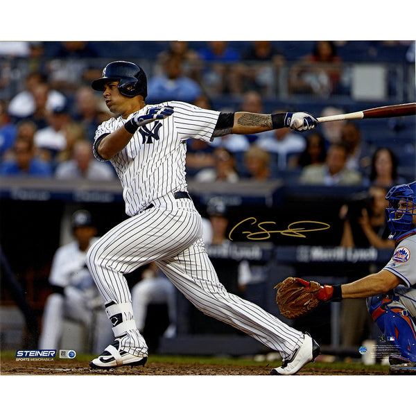 Gary Sanchez Signed 'Swinging' 16x20 Photo