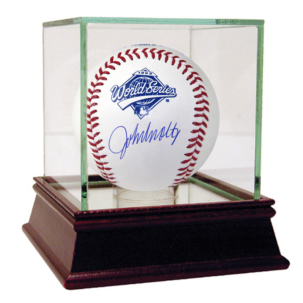 John Smoltz Signed 1995 WS Logo Baseball (MLB Auth) – SPORTSCRACK