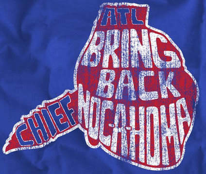 Vintage Atlanta Braves Chief Noc A Homa T-shirt - Shibtee Clothing