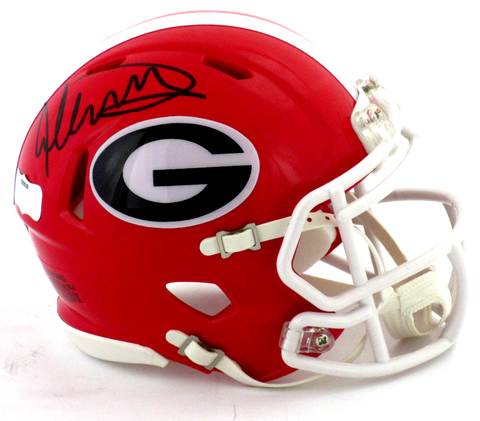 Todd Gurley Autographed/Signed Georgia Bulldogs Riddell Revolution Speed NCAA Mini Helmet
