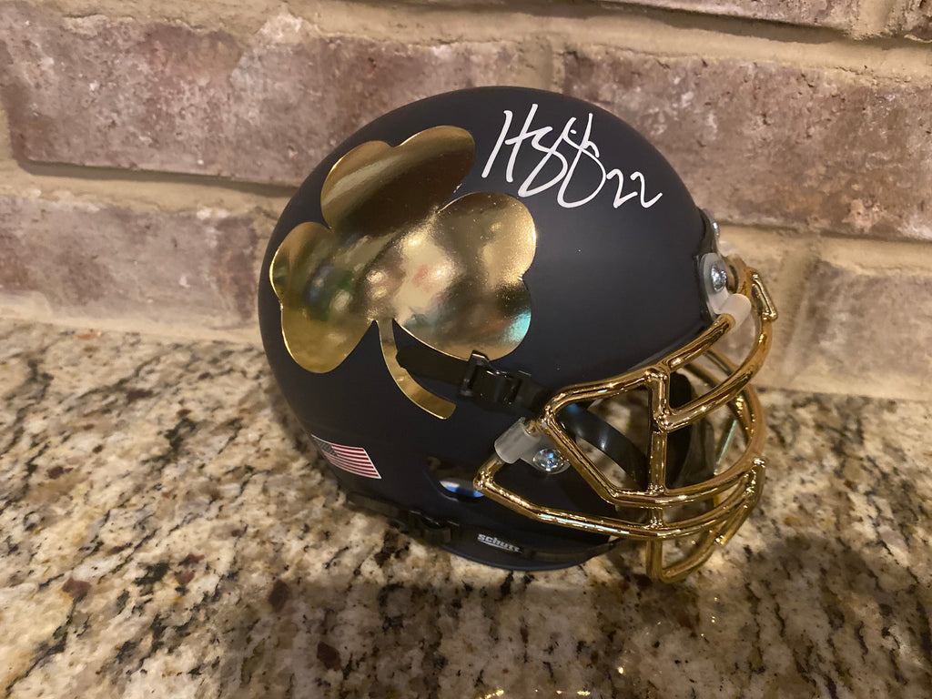harrison smith helmet Harrison Smith Signed Notre Dame Blue Mini Helmet