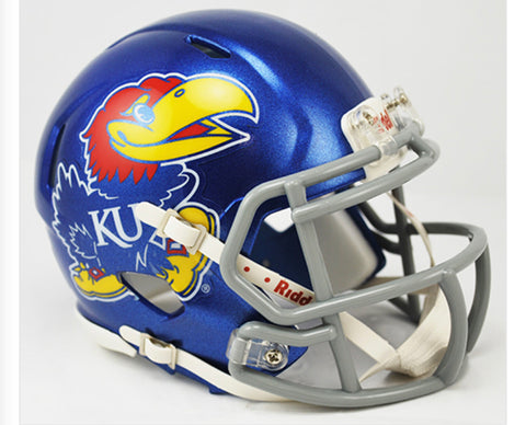 Kansas Jayhawks Riddell Speed Mini Helmet