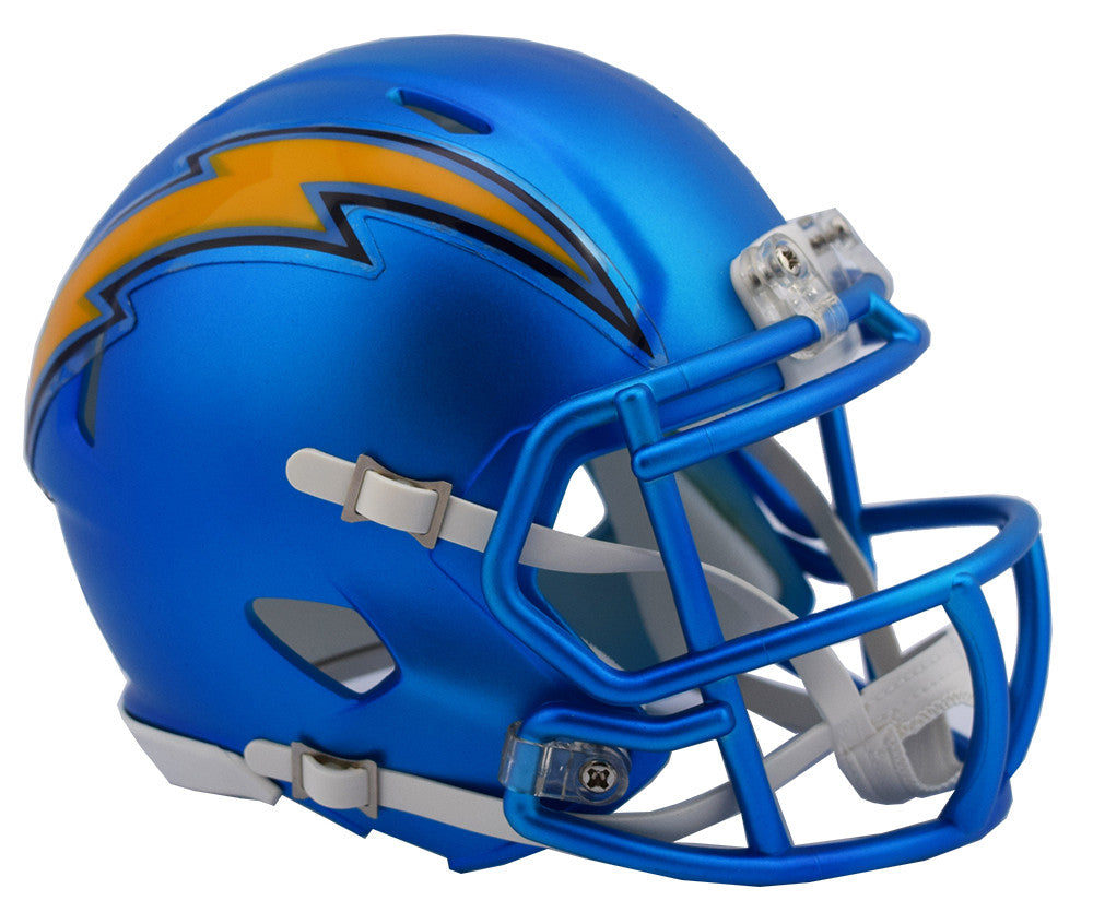 blue football helmet a mg helmets image LOS ANGELES CHARGERS BLAZE SPEED MINI HELMET – SPORTSCRACK
