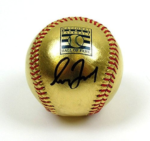 Greg Maddux Autographed/Signed Hall Of Fame Commemorative Rawlings 24 Karat Gold Major League Baseball #3 - MLB Authenticated