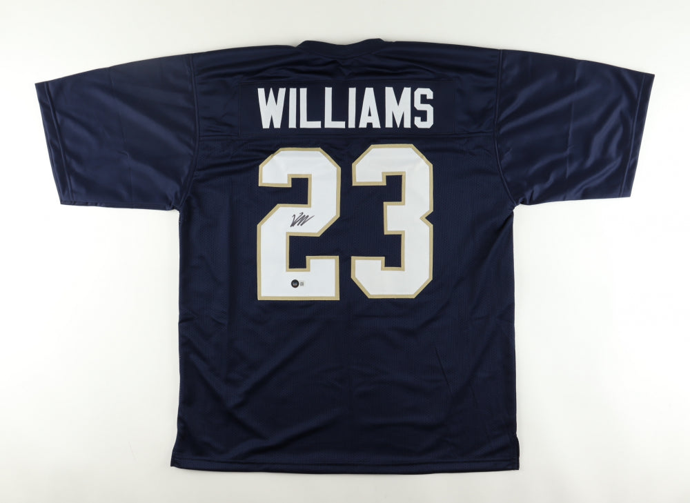 Kyren Williams Signed Notre Dame Blue Custom #23 Jersey – SPORTSCRACK