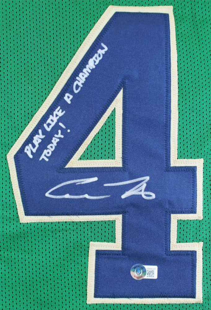 Cole Kmet Signed Notre Dame Green Custom Jersey – SPORTSCRACK