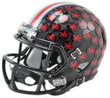 Ohio State Buckeyes 2015 Satin Black Riddell Speed Mini Helmet