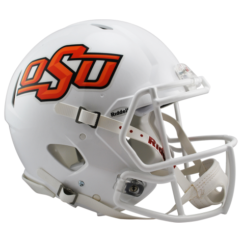 authentic oklahoma state football helmet Cowboys College Collectible Mini | Picture Inside This Authentic Oklahoma State Black Speed Helmet by Riddell is designed with extended jaw area protection OKLAHOMA STATE COWBOYS NCAA Riddell