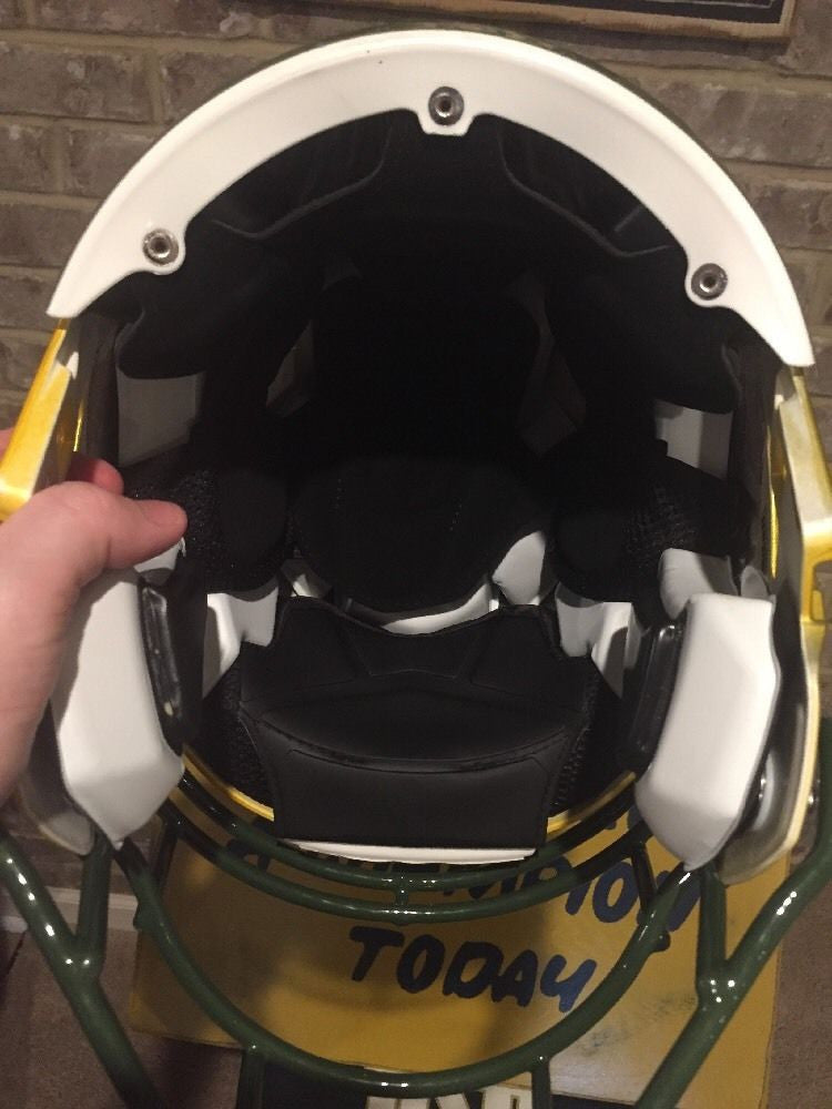 Notre Dame custom riddle speed 2016 shamrock series helmet