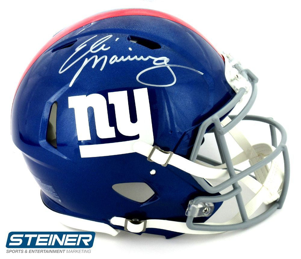 Eli Manning Autographed/Signed New York Giants Authentic Speed Helmet