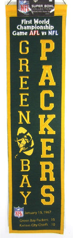 Green Bay Packers Super Bowl I Collection Heritage Banner - Memorabilia - SPORTSCRACK