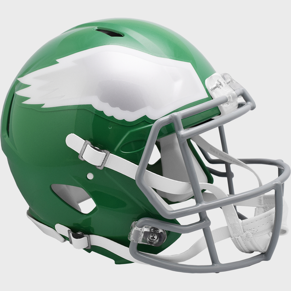Philadelphia Eagles Authentic Speed Football Helmet 2023 Kelly Green