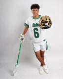 Jordan Faison Signed Notre Dame Custom Lacrosse Jersey PIA COA