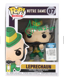Sam Hartman Signed Notre Dame Fighting Irish #07 Leprechaun Funko Pop! College Vinyl Figure Inscribed "Go Irish!" (JSA)