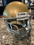 Notre Dame Ian Book & Chase Claypool Signed Schutt Full Size Rep Helmet Beckett COA