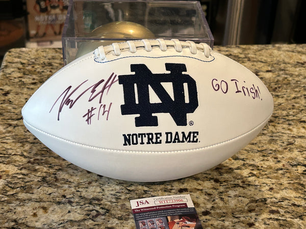 Kyle Hamilton Autographed Notre Dame Football