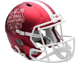 Indiana Hoosiers 2025 National Champions Authentic Speed Football Helmet