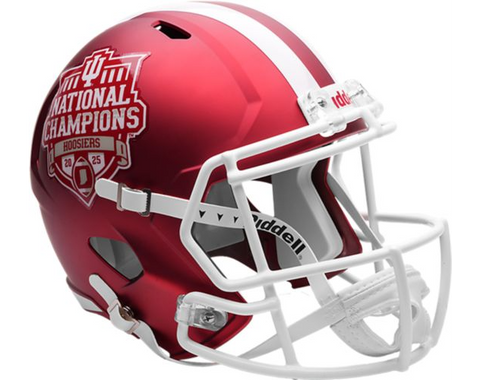 Indiana Hoosiers 2025 National Champions Authentic Speed Football Helmet