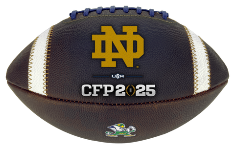 Notre Dame Fighting Irish | Officially Licensed 2025 CFP Limited Edition Team Issue Football)