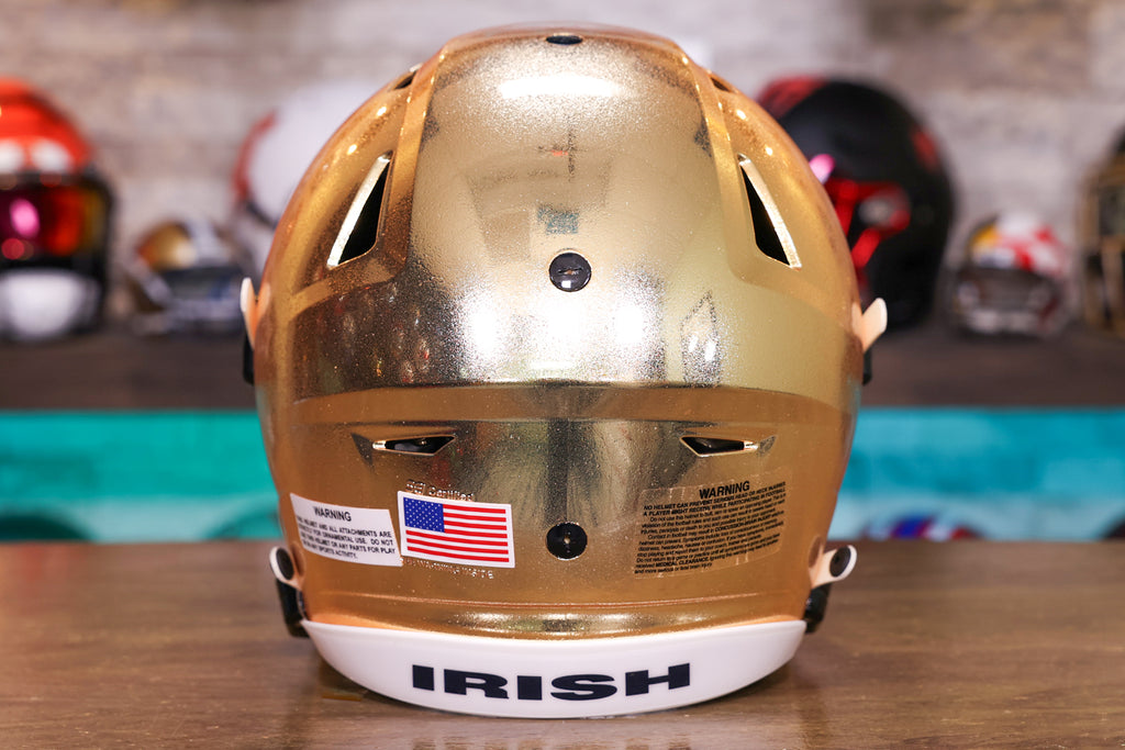 notre dame speedflex helmet Notre Dame Fighting Irish SpeedFlex Authentic Helmet – SPORTSCRACK