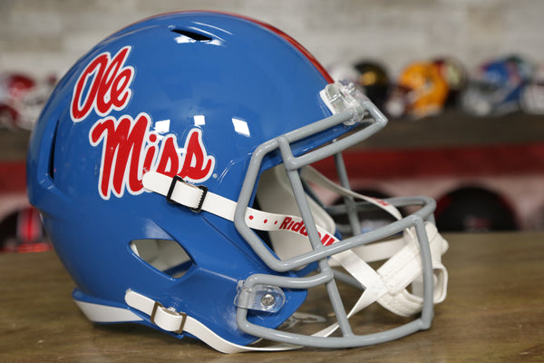 Mississippi (Ole Miss) Rebels Powder Blue Replica Speed Football Helme – SPORTSCRACK