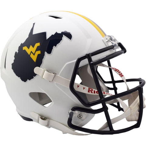 West Virginia Mountaineers Speed Replica Full Size Football Helmet Backyard Brawl