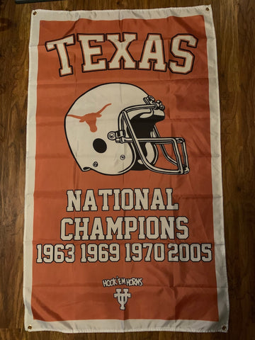 Texas Longhorns Football Dynasty Banner Flag