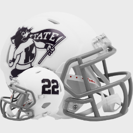 Kansas State Willie Wildcat Riddell Speed Mini Helmet