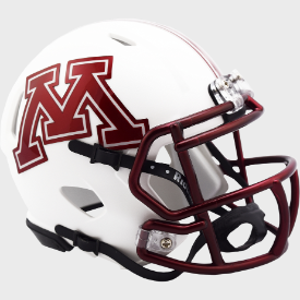 Minnesota Gophers Riddell Speed Mini H
elmet Row The Boat