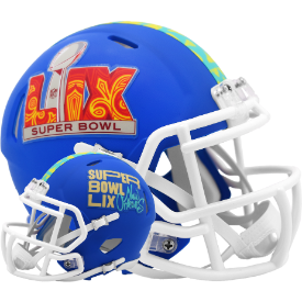 Super Bowl 59 New Orleans Mini Riddell Speed Football Helmet – SPORTSCRACK